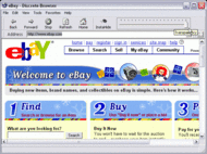 Discrete Browser screenshot